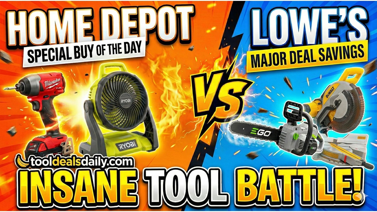 These Tool Deals At Home Depot & Lowe's Won't Last Long!