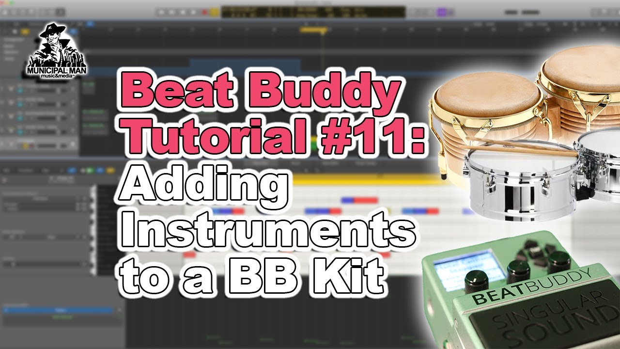 Урок Beat Buddy №11 — Добавление инструмента в барабанную установку Beat Buddy
