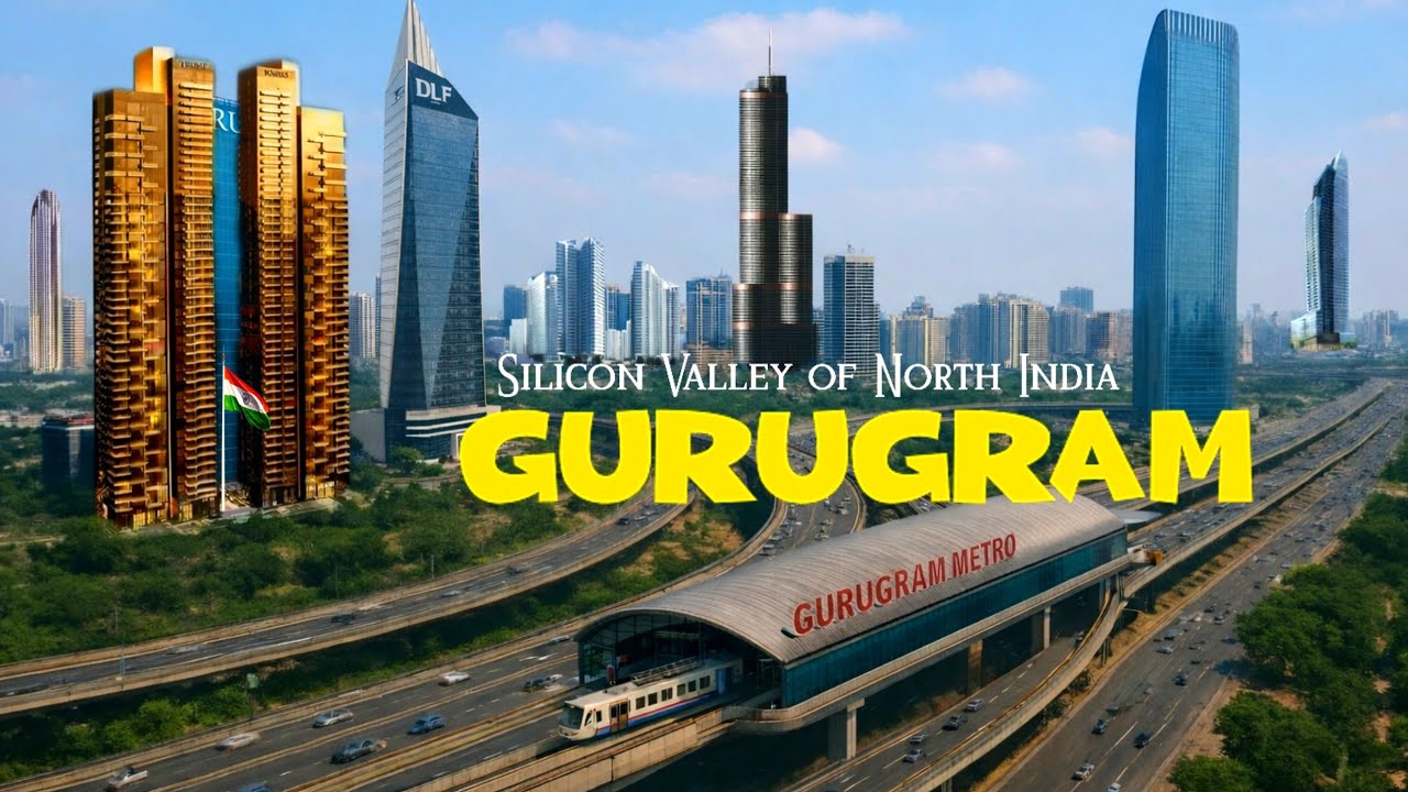 Gurgaon City | Cyber hub of India | Delhi Ncr Gurugram | IT Hub Of India | Gurugram City Drone View