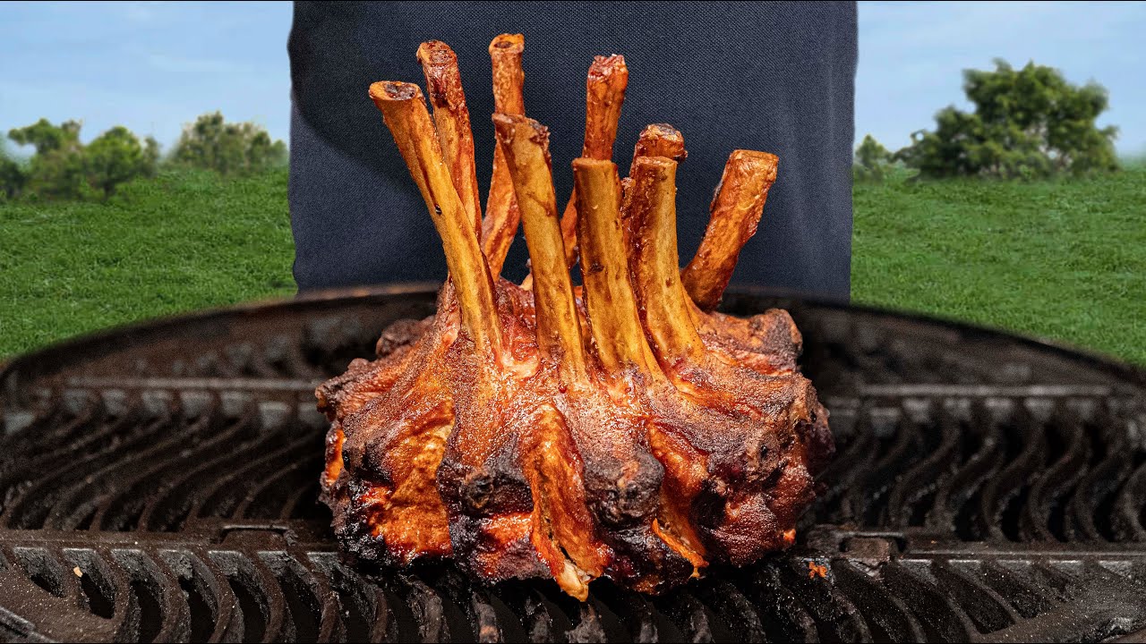 How to make the BBQ Crown Roast Recipe on the Barbecue