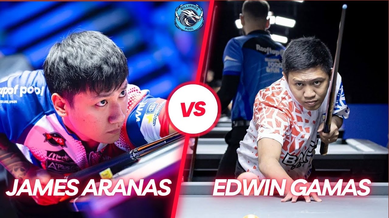 🔴BILLIARDS | JAMES ARANAS VS EDWIN GAMAS | RACE 17