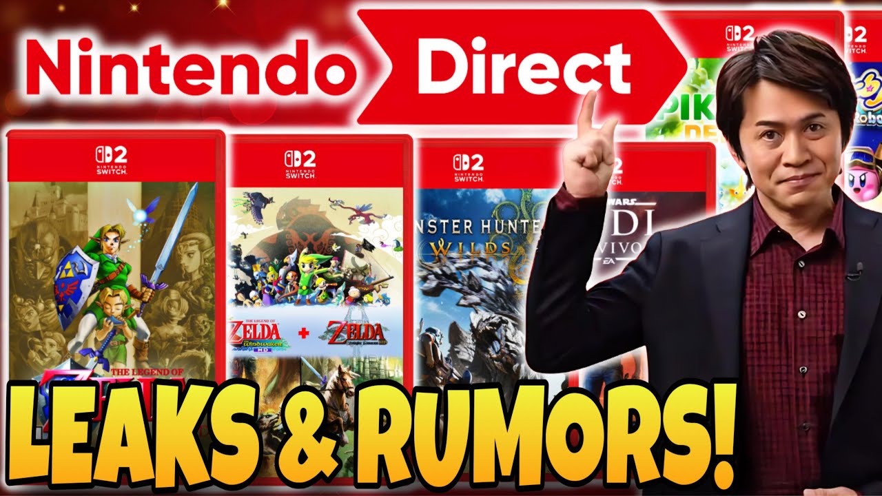 Появились новые крупные утечки и слухи с Nintendo Direct!