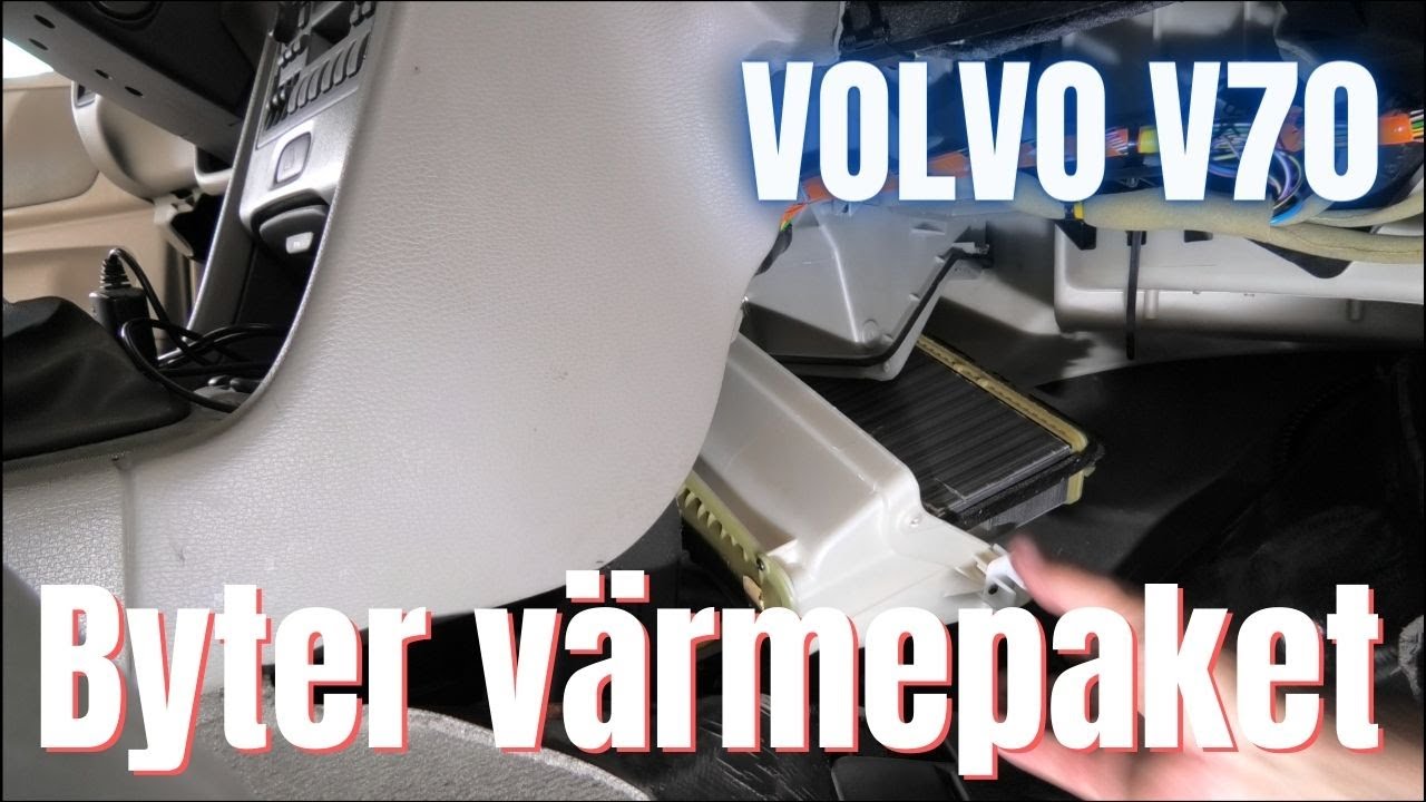 Då byter vi värmepaket på en Volvo V70 I