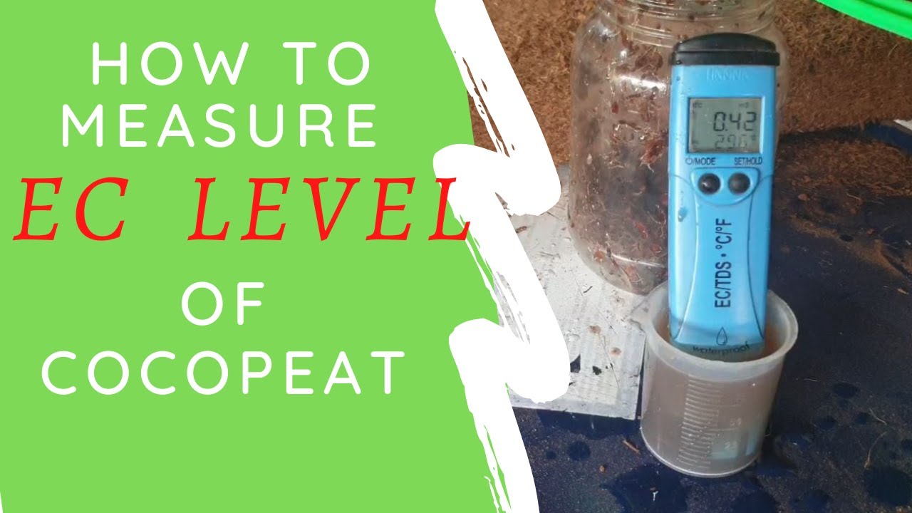 How to measure EC level of coco peat | Electrical conductivity