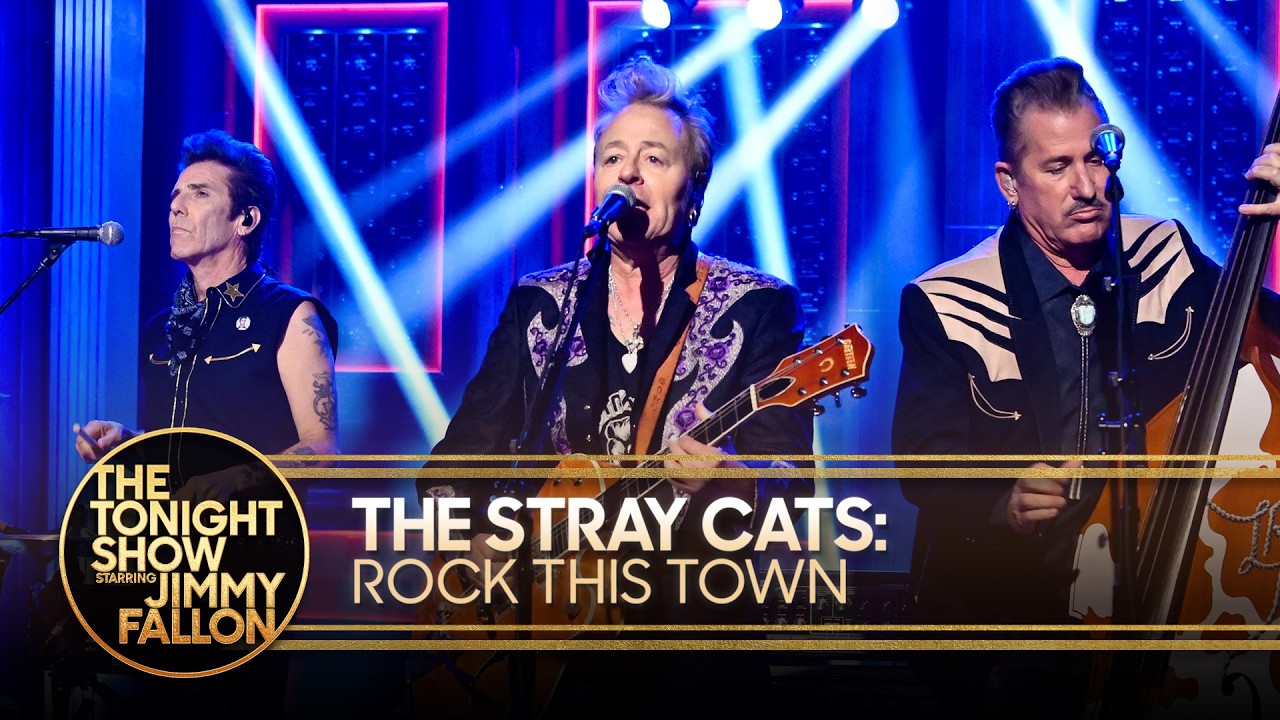 The Stray Cats: Rock This Town | The Tonight Show Starring Jimmy Fallon