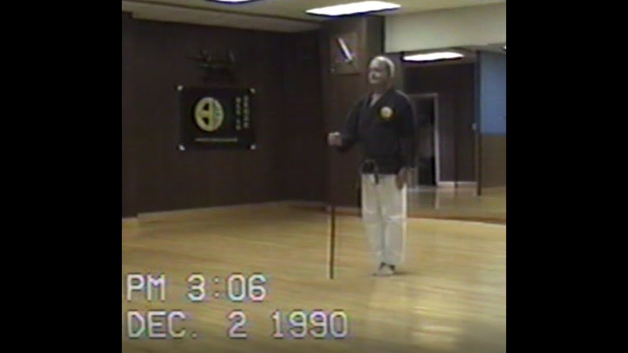 Sensei Kimo Wall demonstrates Kobudo at Sensei Anthony Mirakian's Dojo in Watertown, Massachusetts.