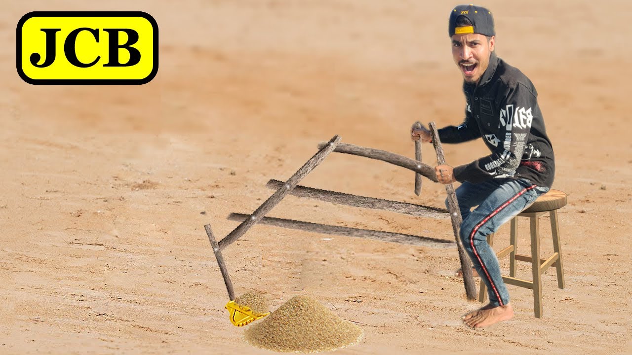 How to Make Hydraulic JCB From Wood || लकड़ी की JCB बना डाली ||