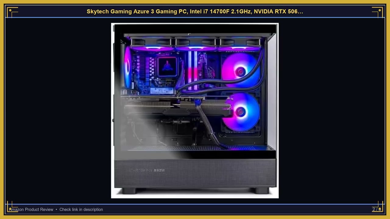 Игровой ПК Skytech Gaming Azure 3 — стоит ли покупать этот настольный компьютер с RTX 5060 прямо ...