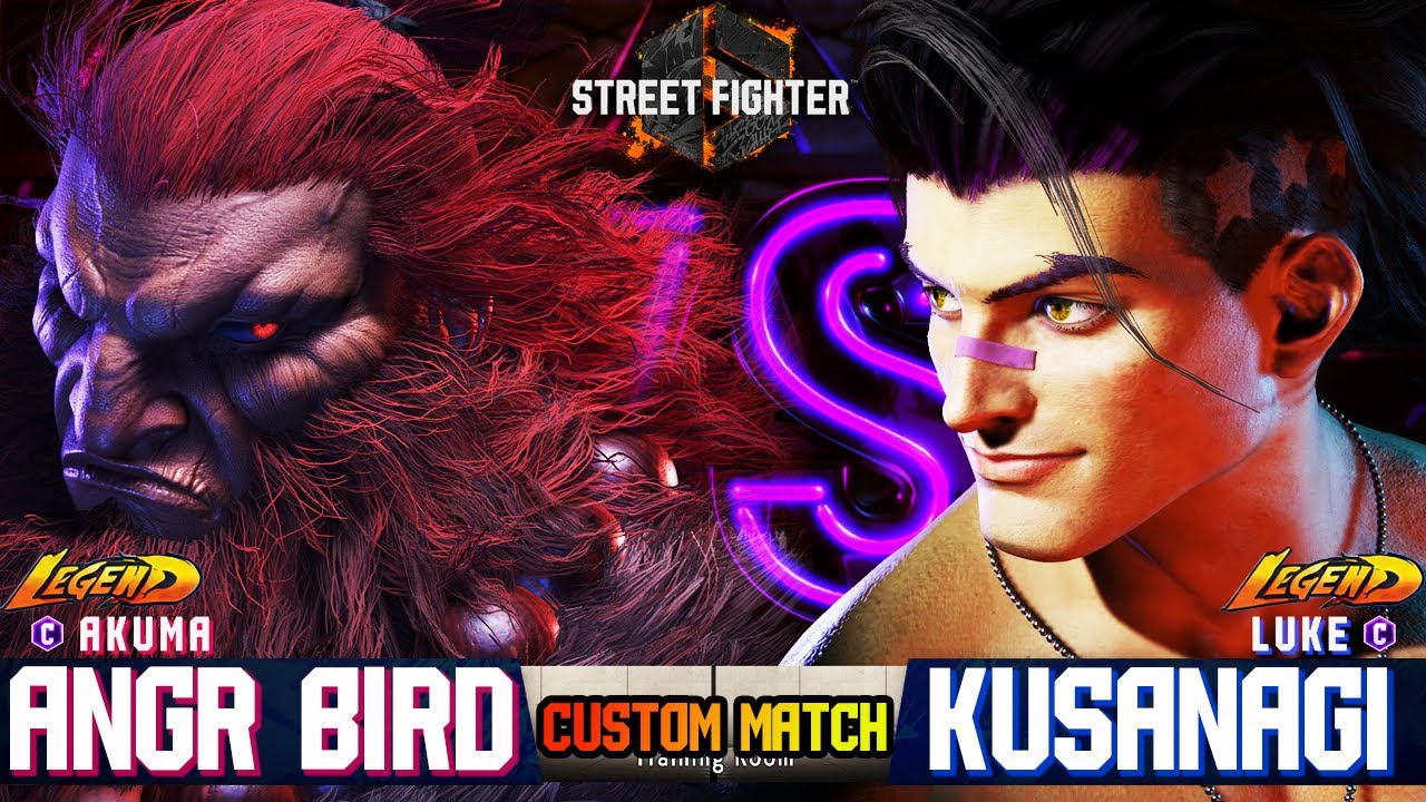 SF6🔥 AngryBird World Best  (AKUMA)  Vs  KUSANAGI (LUKE)🔥Best Custom Room Match 🔥 SF6 DLC Replays🔥