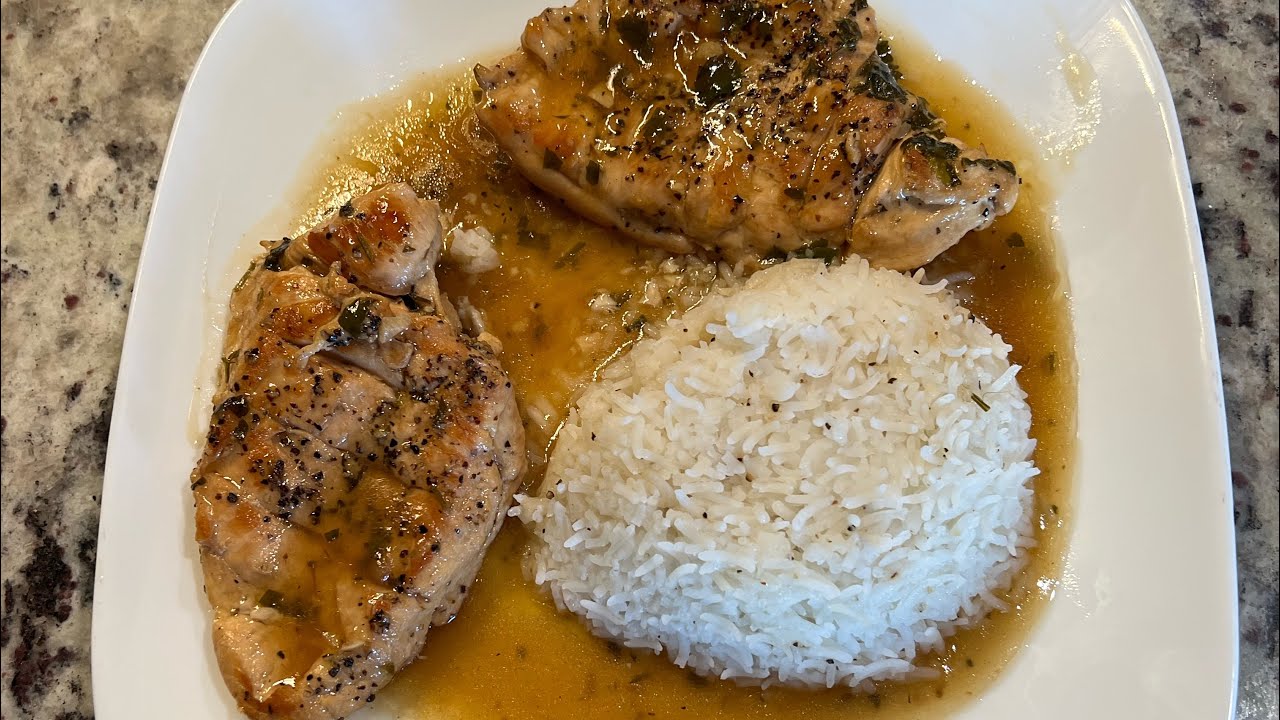 Pechugas de Pollo en Jugo de Limón🍋‍🟩🍗
