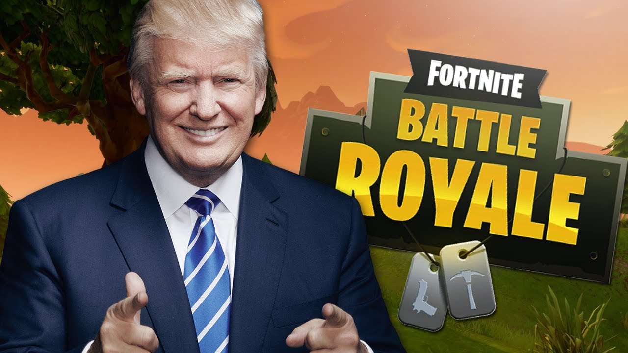 IF TRUMP played FORTNITE: Battle Royale! (Voice Troll)