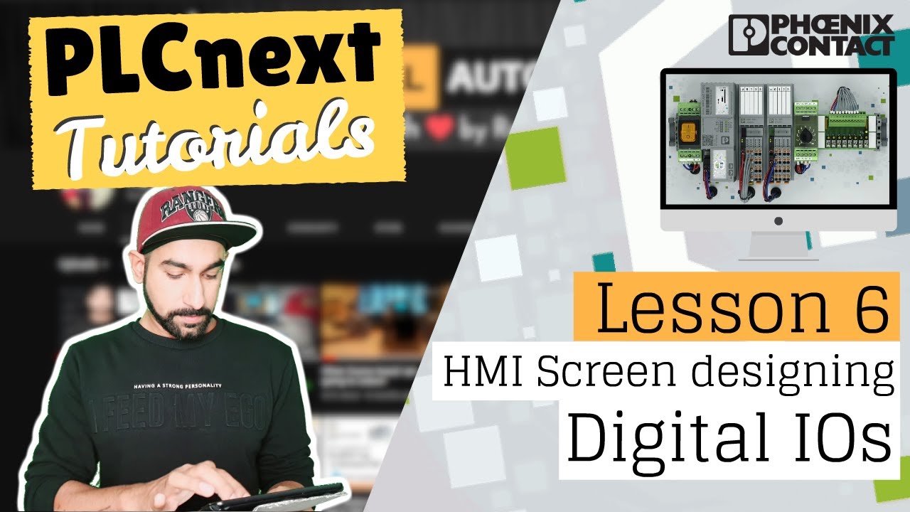PLCnext Lesson 6 - Designing the HMI for Digital IOs