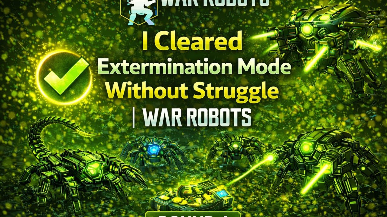I Cleared Extermination Mode Without Struggle | War Robots #warrobots