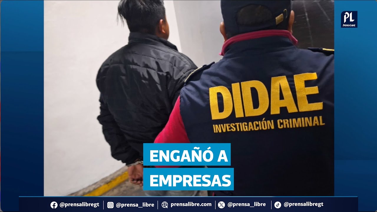 Capturan a hombre que robaba armas tras pedir empleo en empresas de seguridad privada