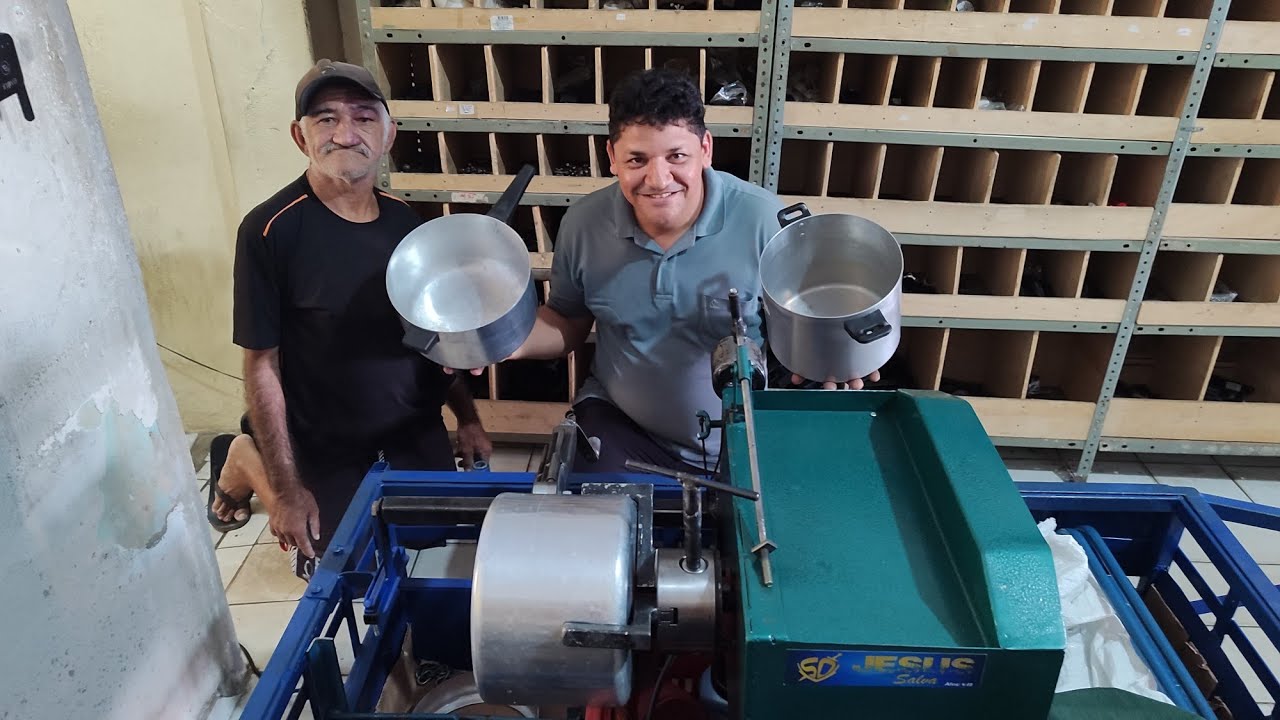 MÁQUINA ELÉTRICA DE CORTAR PANELAS DE PRESSÃO VEJA COMO É PRÁTICA