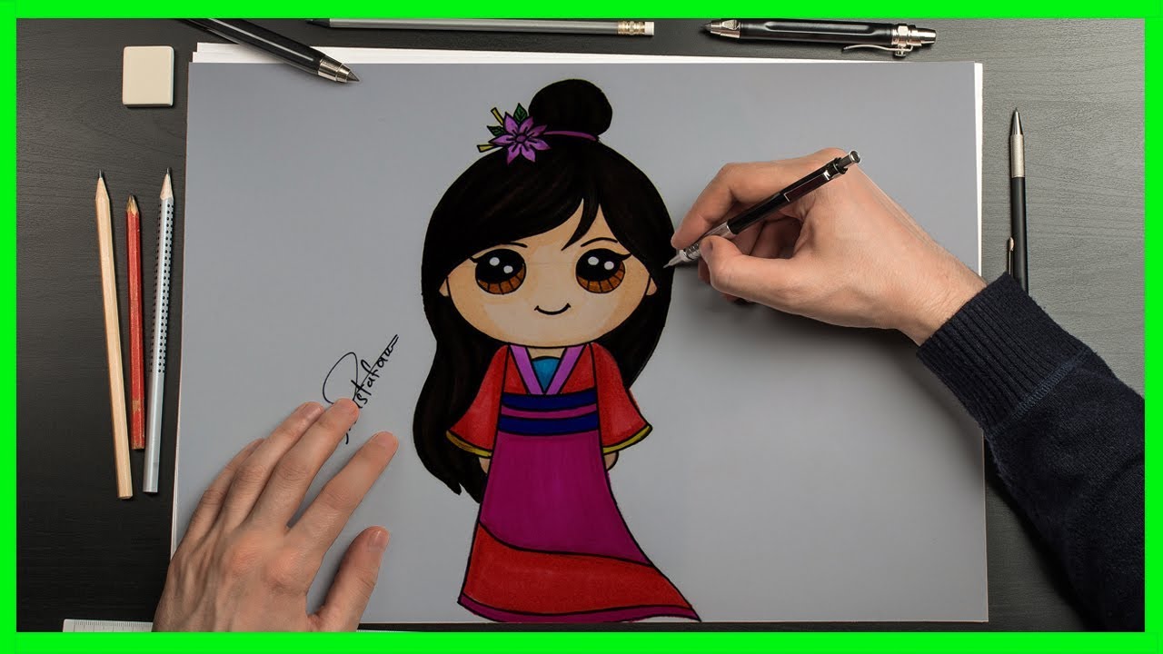 Как рисовать чиби аниме шаг за шагом - научиться рисовать - рисовать аниме