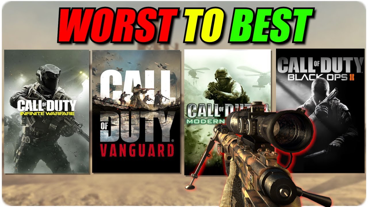 Ranking Call Of Duty Multiplayer From Worst To Best