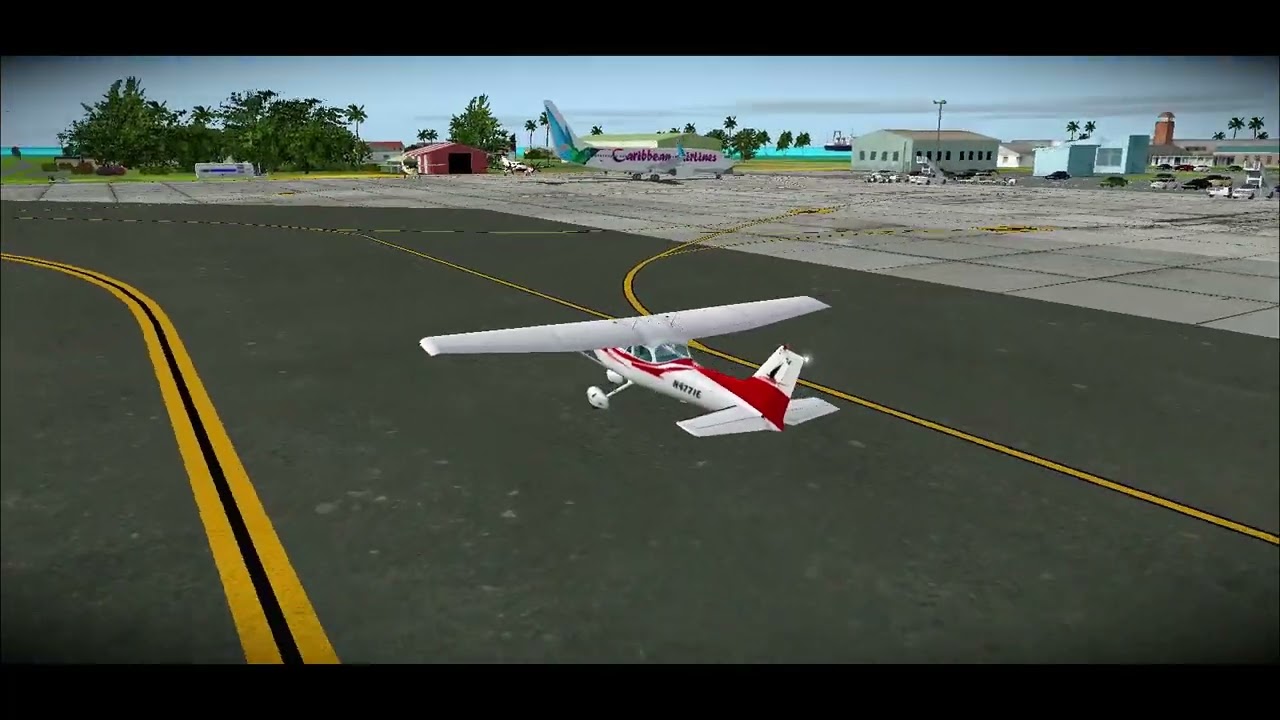 Short Approach Runway 11 @ ANR Robinson | Carenado Cessna C172N  | Microsoft FSX |