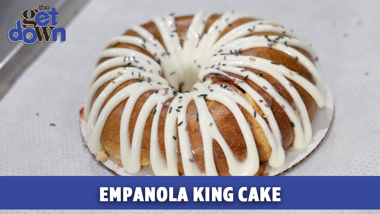 How Empanola Makes Their Guava Cream Cheese King Cake