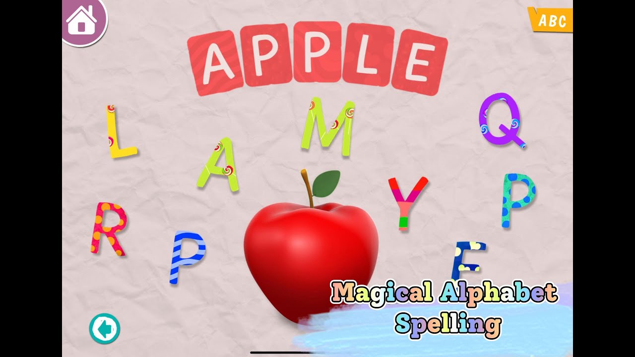 Magical Alphabet Spelling game for kids|Boopanpankids