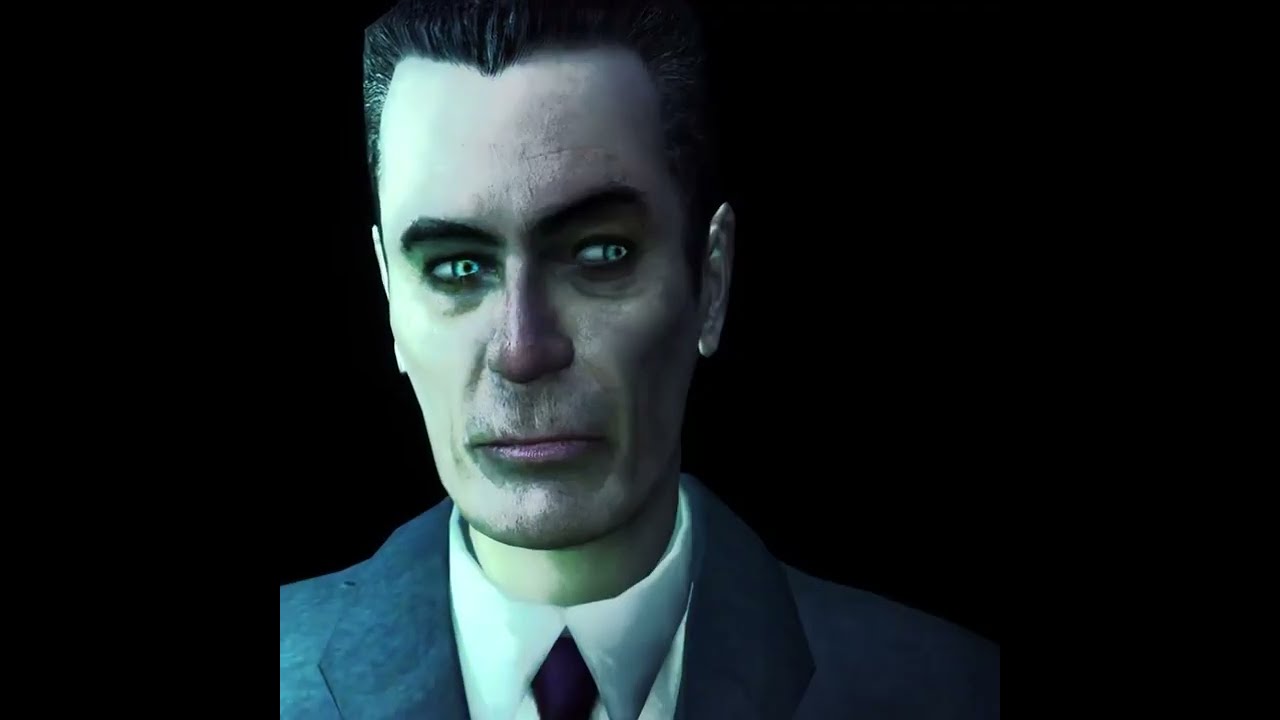 G-Man gets annoyed from Vortigaunts