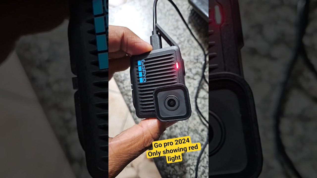 Go Pro Hero 2024 показывает только красный индикатор. Что делать? #dji #gopro