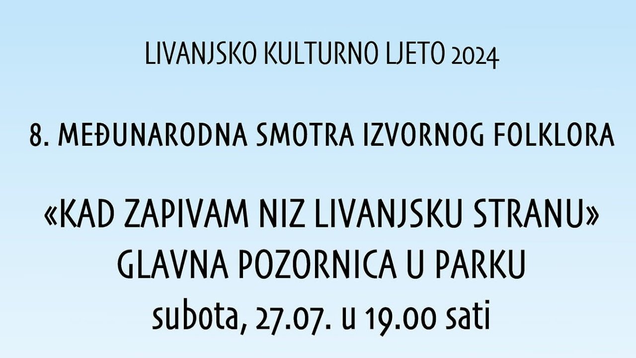 KAD ZAPIVAM NIZ LIVANJSKU STRANU 2024