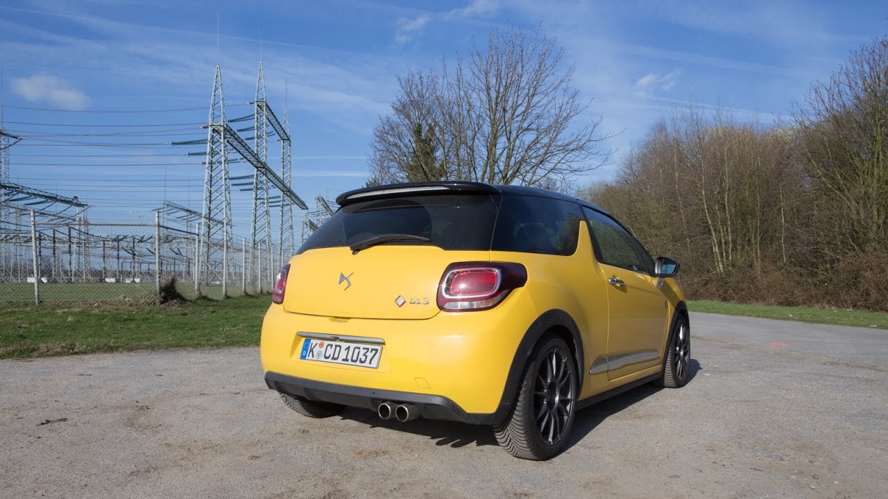 2017 DS3 Performance (208hp): Exhaust Sound / Acceleration 0 - 190 kph / 0 - 118 mph - Autophorie
