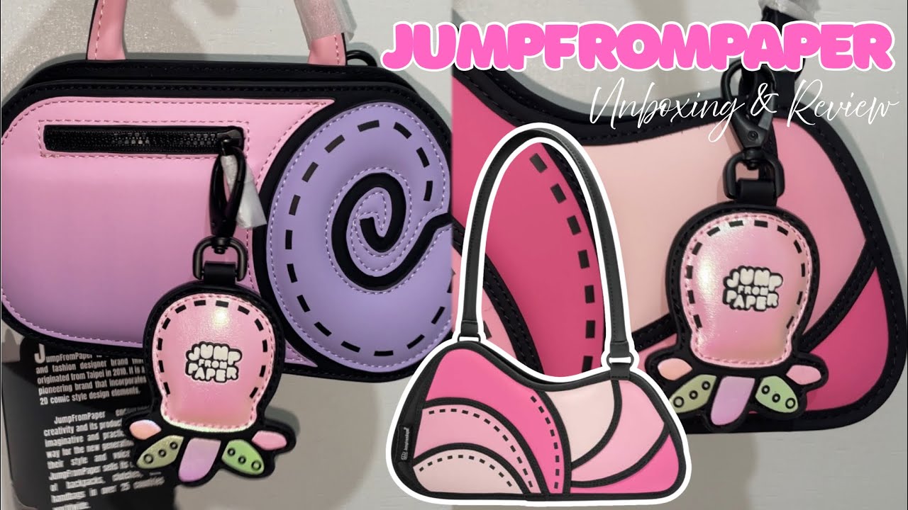 Jump From Paper Unboxing + Honest Review | Scallop Cartoon Bag, Rollie 2D Bag & Octopop!