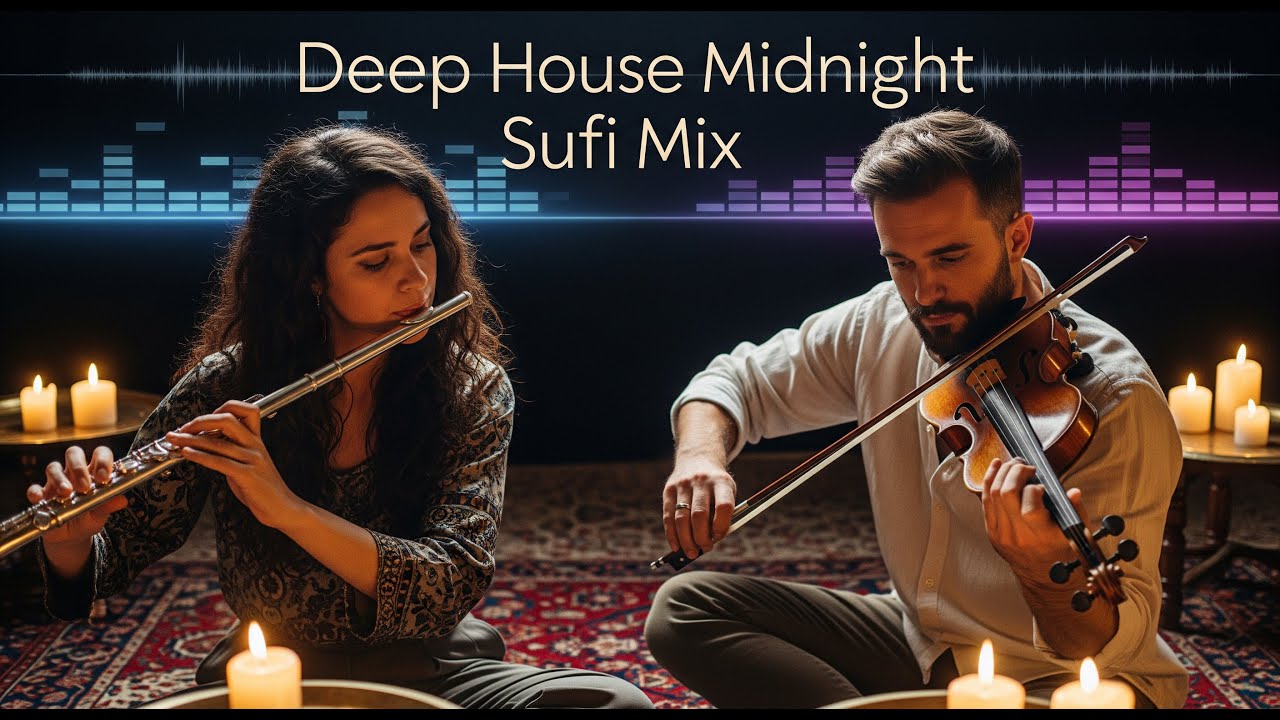 🌙🎧 Violin & Flute — Deep House Midnight Sufi Mix