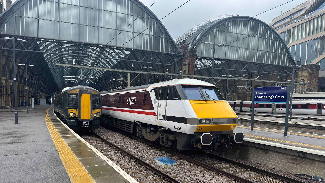 Trains at King’s Cross Station, 28/04/2024