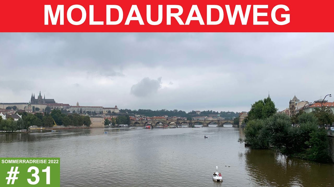 🇨🇿 Moldauradweg | Von Wran über Prag nach Duschnik | 31. Etappe Sommerradreise 2022