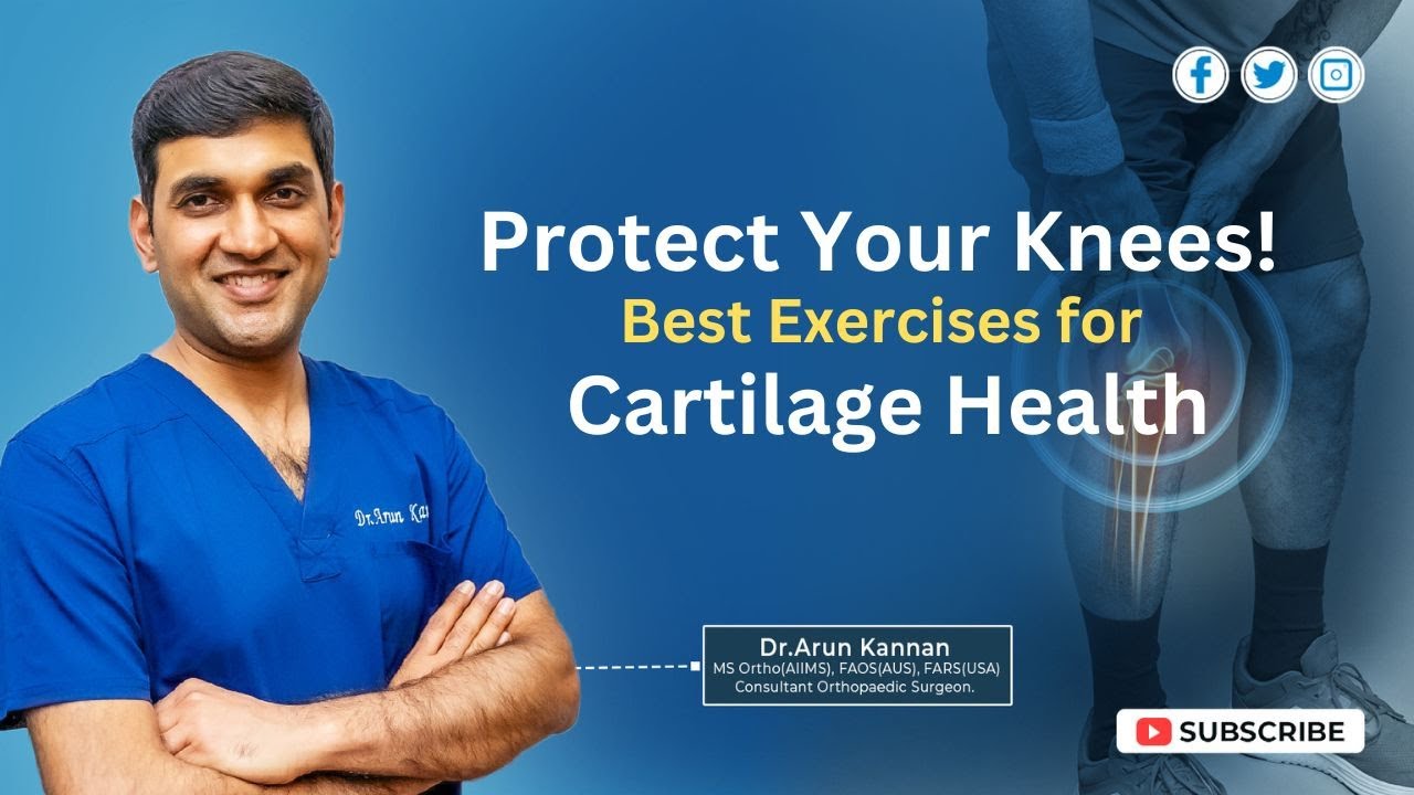 Exercises for strengthening knee cartilage- முட்டி ஜவ்வை வலுவாக்கும் exercises | Dr. Arun Kannan