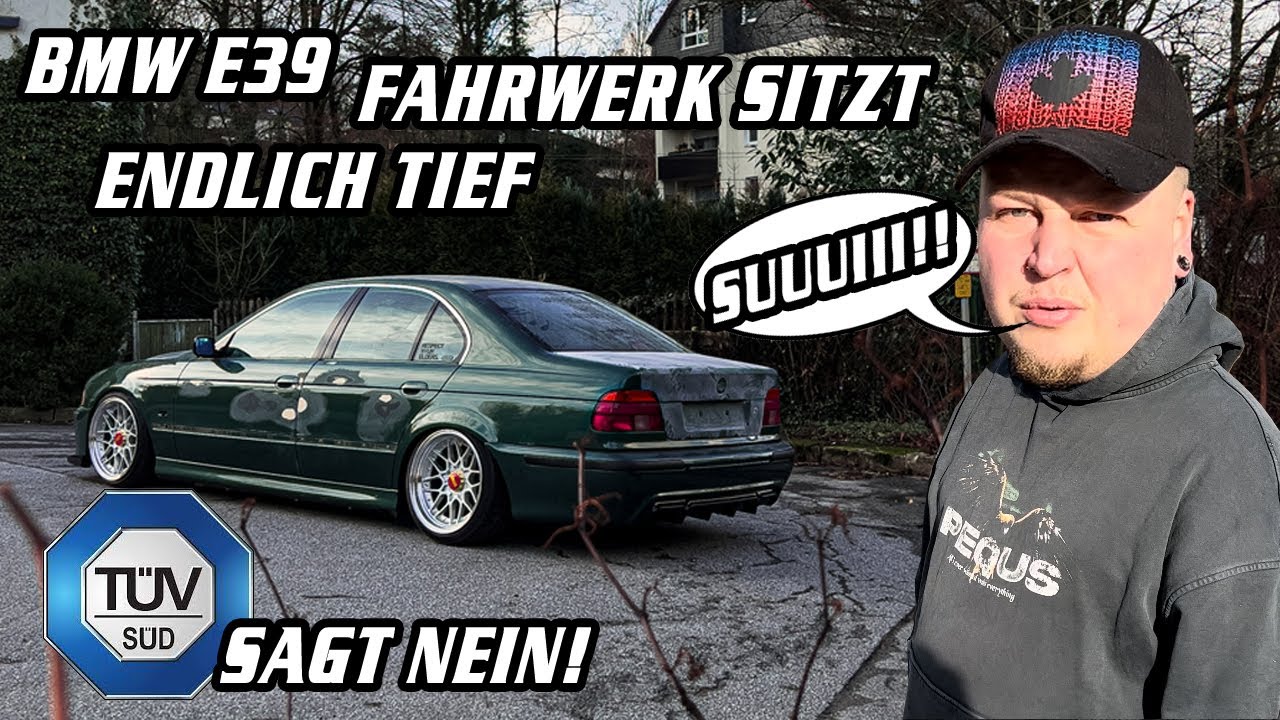 BMW E39 Fahrwerk Einbau | Endlich tief! | TA Technix Gewindefahrwerk | TÜV?! | ULTRAVIOLENCE_GANG