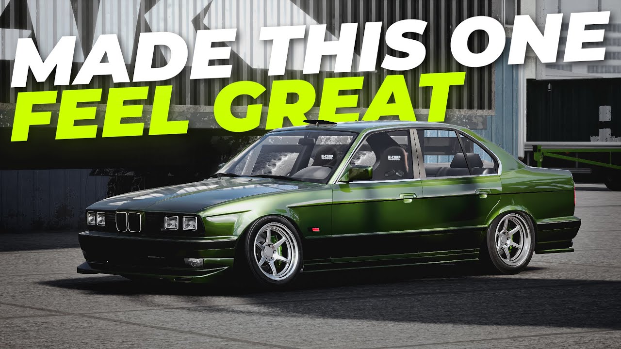 I Made a GREAT Drift Tune for This NEW BMW M5 E34 in CarX Street!