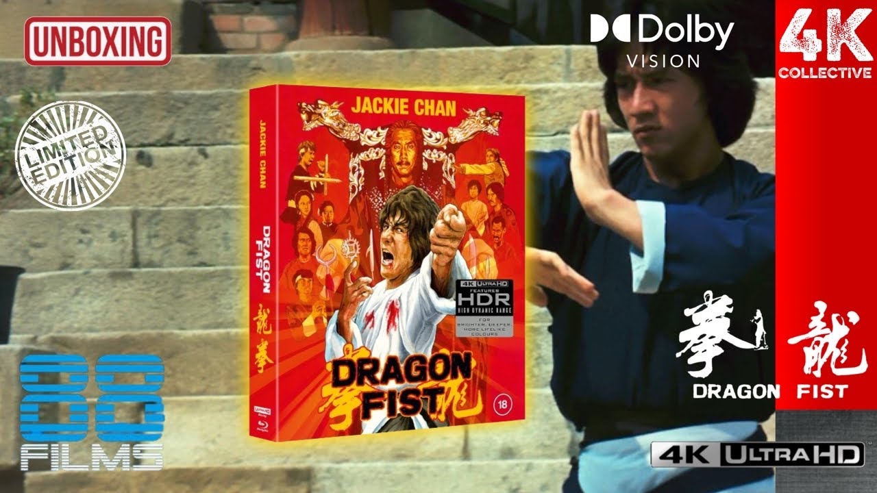 Jackie Chan | Dragon Fist 4k UltraHD Blu-ray 88 films Limited Edition Unboxing