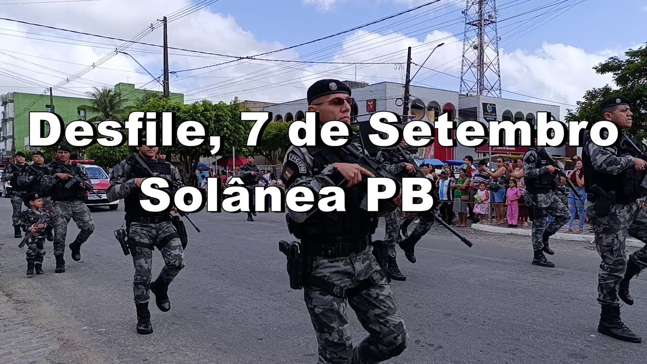 Desfile cívico de 7 de Setembro, 2024 em Solânea PB