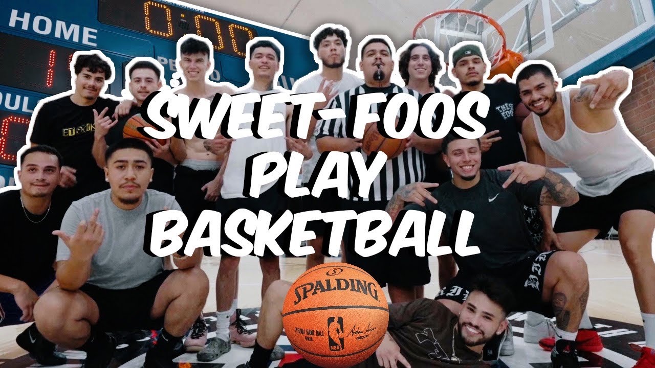 Баскетбольный матч 5 на 5 от FOOS против SWEETEA!!