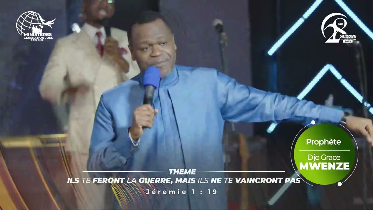Première intervention du prophète Djo Grace à la 28ème Grande Convention internationale  2023
