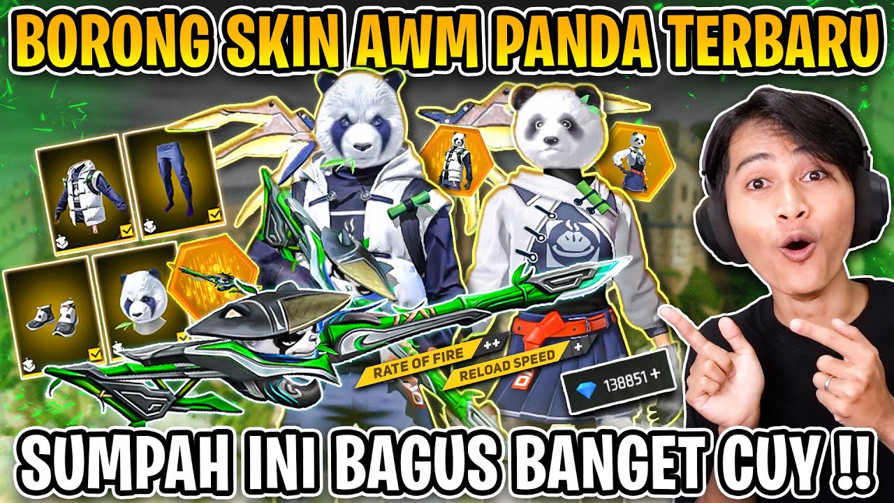 SKIN AWM TERBARU KUNGFU PANDA CUY !! INI WAJIB BANGET BUAT DI BORONG ☝️🤣
