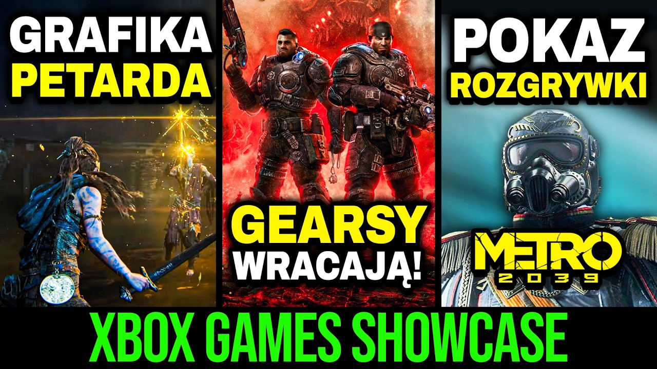 POKAZ XBOXA! Gears of War WRACA Po 7 Latach &mdash; Graficzna BOMBA &mdash; Gameplay z METRO 2039