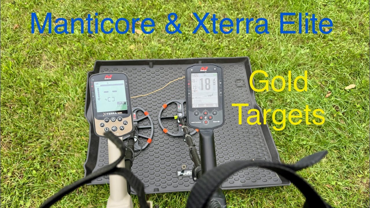 Minelab Manticore & Xterra Elite on some gold targets