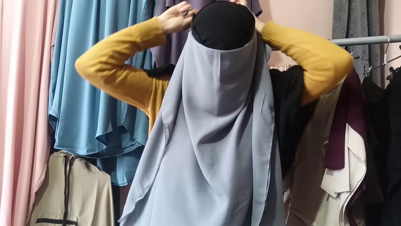 طريقة لباس نقاب المظلة طبقات مع ذِكر الألوان المتوفرة 🥰 مع زهرتكم Proud Muslim's