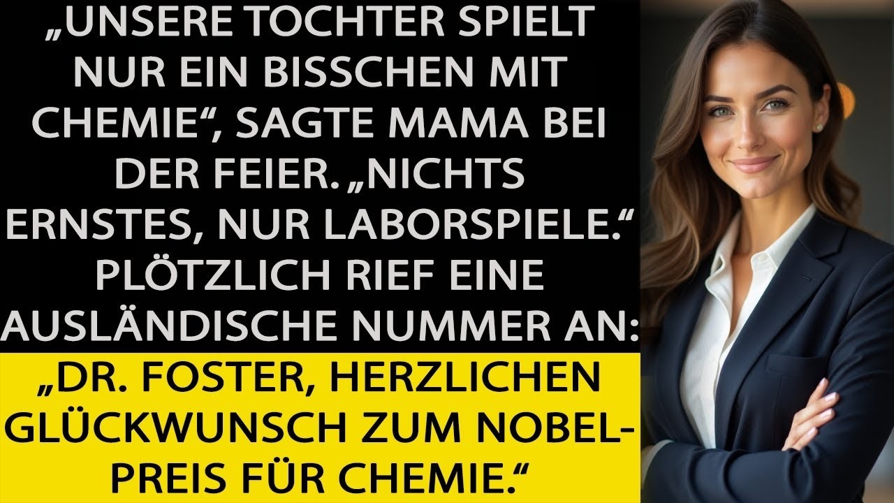 Eltern feiern JUBILÄUM und nennen es mein HOBBY – dann rief das NOBEL KOMITEE an
