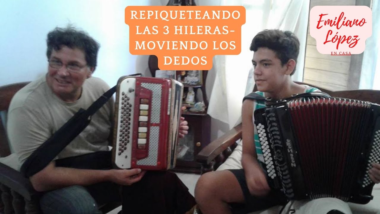 Repiqueteando las 3 hileras-Moviendo los dedos (Dominguito Espinoza)//Emiliano López~En casa🏡