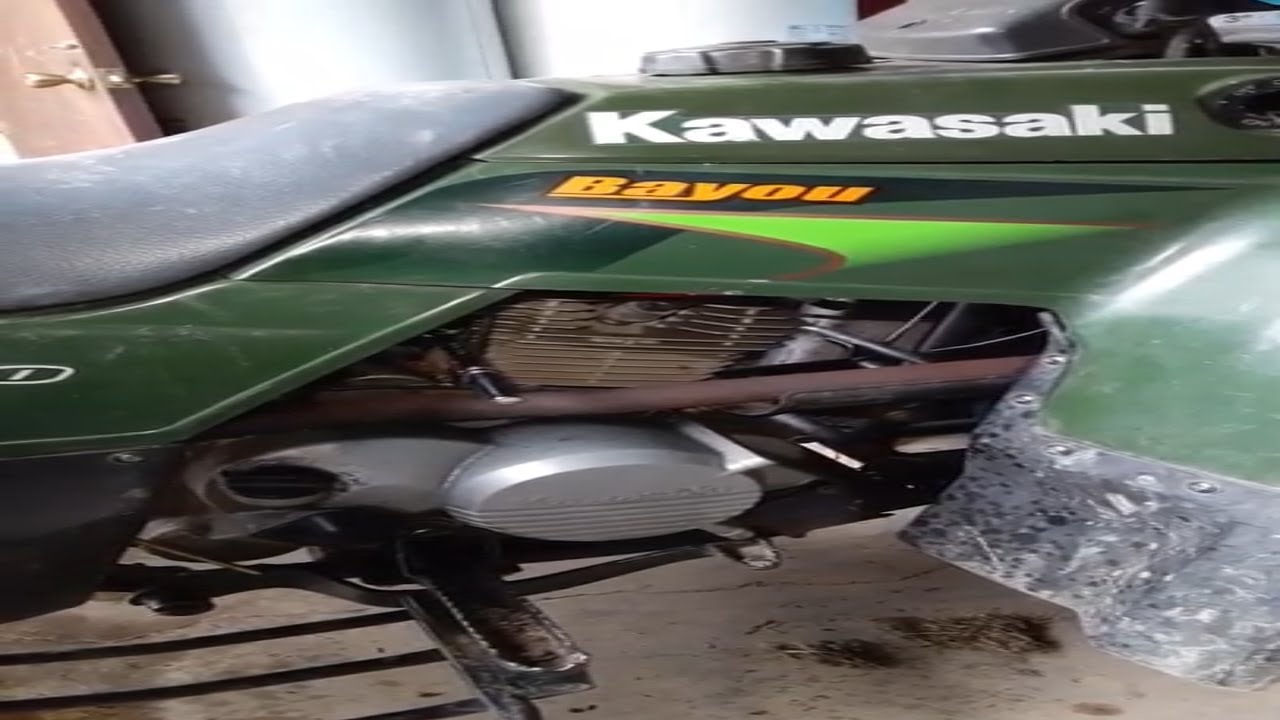 Kawasaki Bayou electric starter