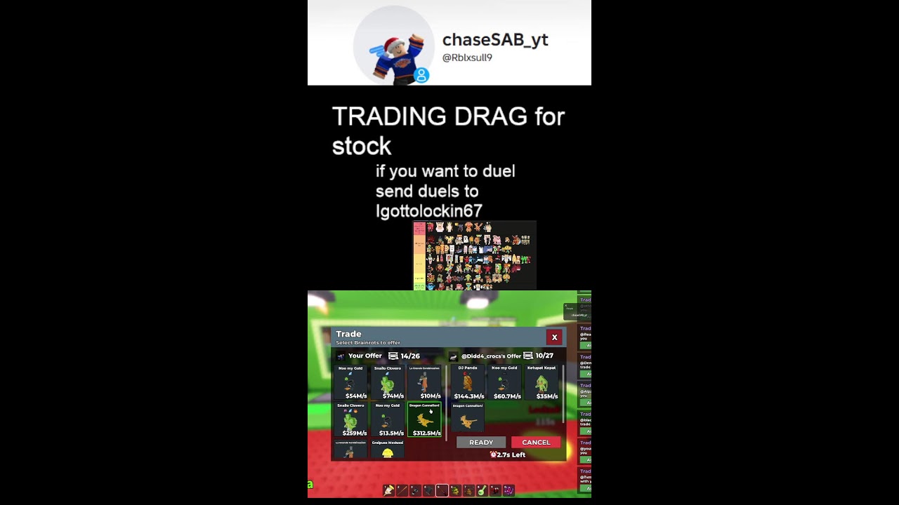 TRADING SAB TRADING MACHINE ONLY!!!!! (Portrait)