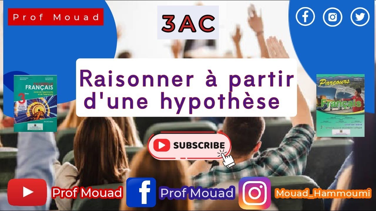 Raisonner à partir d'une hypothèse - Exprimer une hypothèse