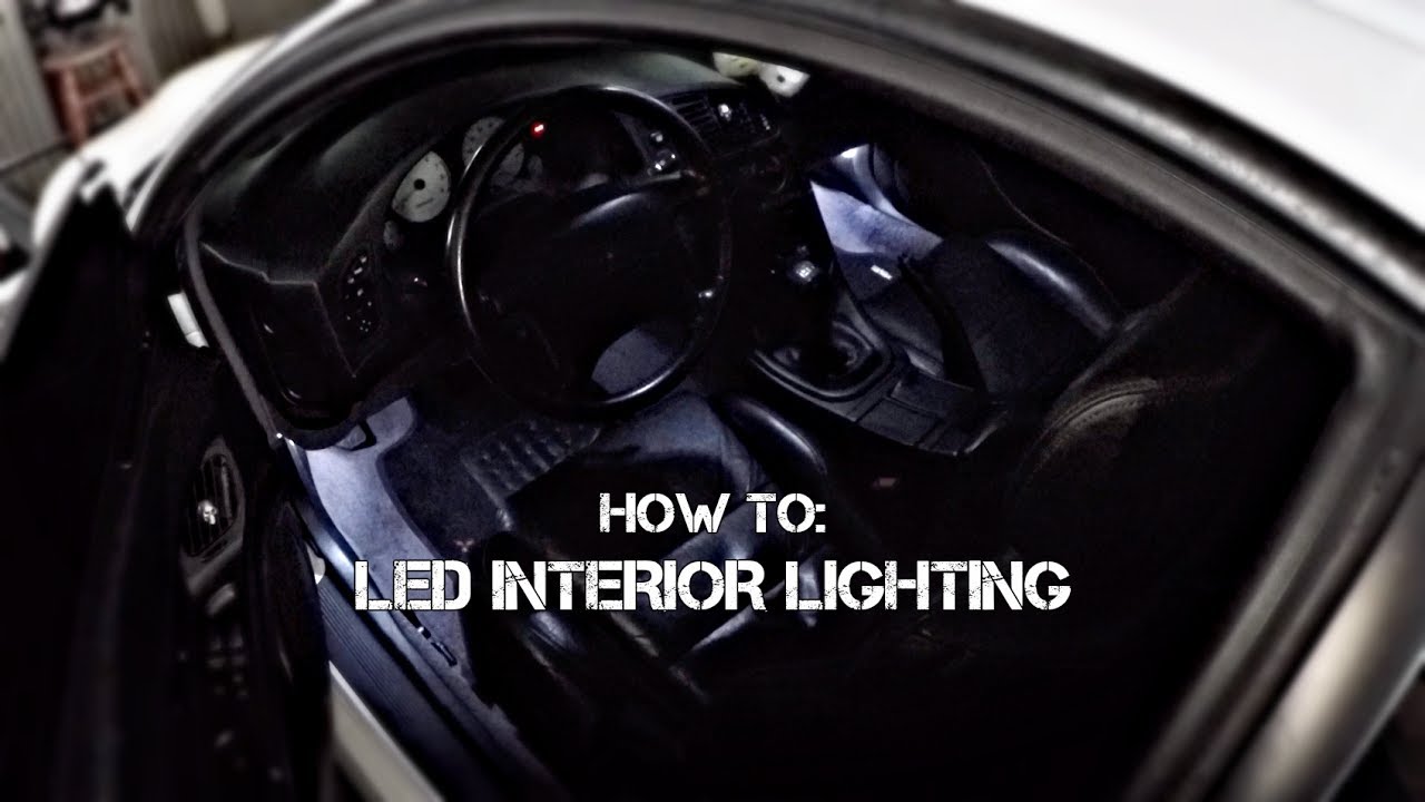 HOW TO: LED Interior Lights Mitsubishi Eclipse / Eagle Talon 2G
