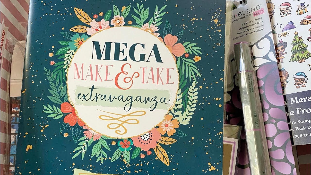 Scrapbook expo Orlando 2024 mega make & take, classes, vendor make & takes